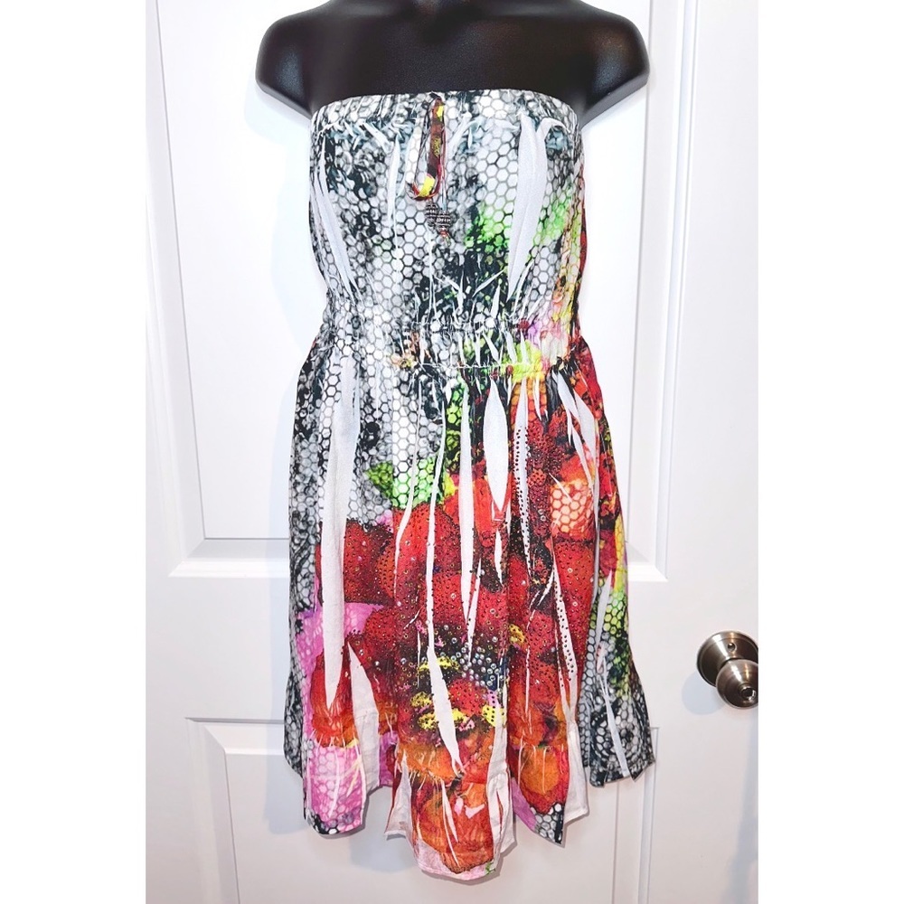 S-Twelve strapless blouse